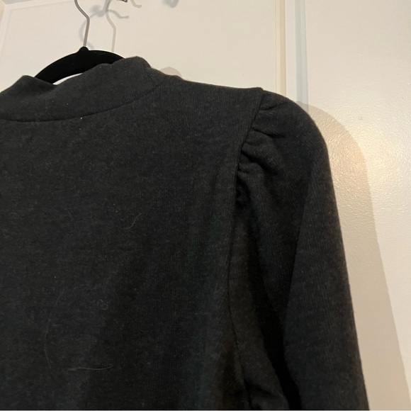 Madewell puff sleeve mockneck top - Picture 10 of 12